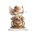 thumbnail image 1 of nvzhuang Acrylic Cupid Desktop Ornament with Rose Valentine's Day Romantic Decoration for Table Bookshelf Home Party, 1 of 7
