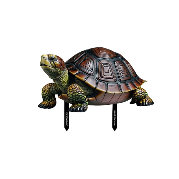 nvzhuang Animal Garden Stake 2D Flat PVC Creative Frog/Snail/Owl/Squirrel/Turtle Garden Decoration Outdoor Yard Ornament