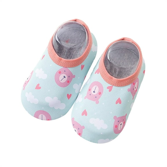 nvzhuang Baby Kids Anti-slip Socks Toddler Girls Boys Floor Socks Barefoot Non-Slip Shoes