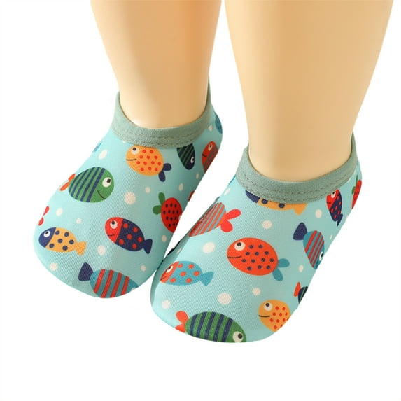nvzhuang Baby Kids Anti-slip Socks Toddler Girls Boys Floor Socks Barefoot Non-Slip Shoes