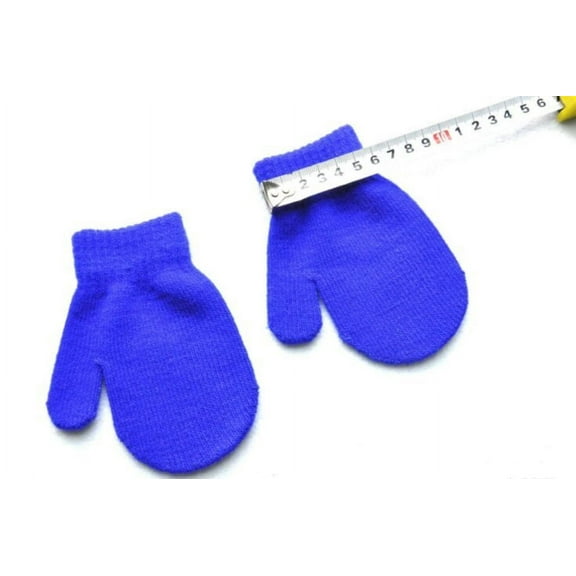 nvzhuang Baby Knitted Solid Color Gloves Warm Skin Friendly Fashionable and Comfortable Mittens