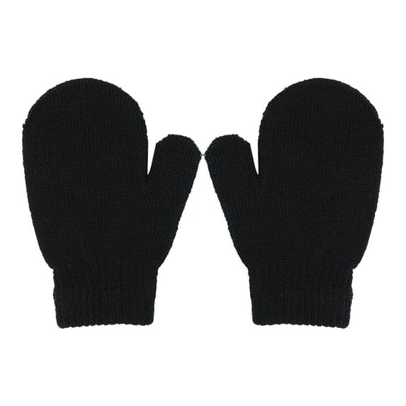 nvzhuang Baby Knitted Solid Color Gloves Warm Skin Friendly Fashionable and Comfortable Mittens