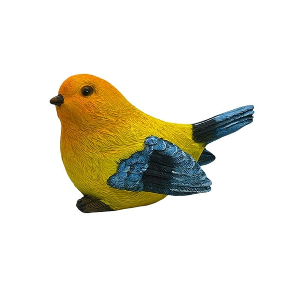 nvzhuang Bird Statue Table Centerpiece Creative Resin Animal Desktop Figurine Decoration for Home Living Room Office