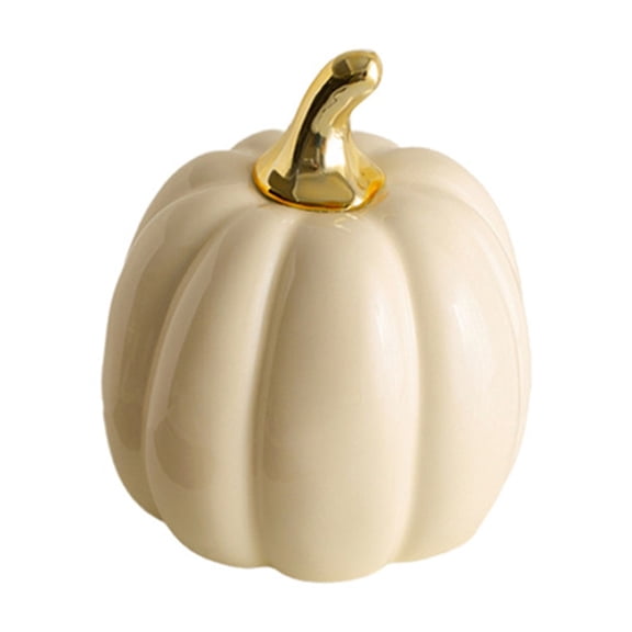 nvzhuang Ceramic Pumpkins Artificial Pumpkins Decorative Pumpkins Modern Table Centerpieces for Home