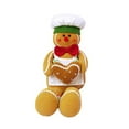 thumbnail image 1 of nvzhuang Christmas Gingerbread Plush Toy, Cute Gingerbread Stuffed Animals Doll Plush Toy, Home Holiday Party Decoration Ornament, 1 of 9