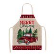 thumbnail image 1 of nvzhuang Christmas Kitchen Aprons Waist Strap Gnome Car Cooking Baking Cleaning Apron Adjustable Waterproof Chefs Apron, 1 of 6