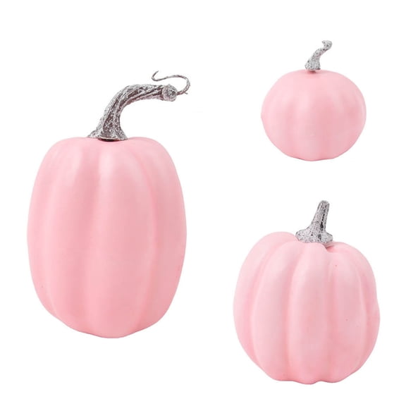 nvzhuang Decorative Artificial Pumpkins 12 Pcs Set Fake Pumpkins Desk Decor for Fall Halloween Thanksgiving
