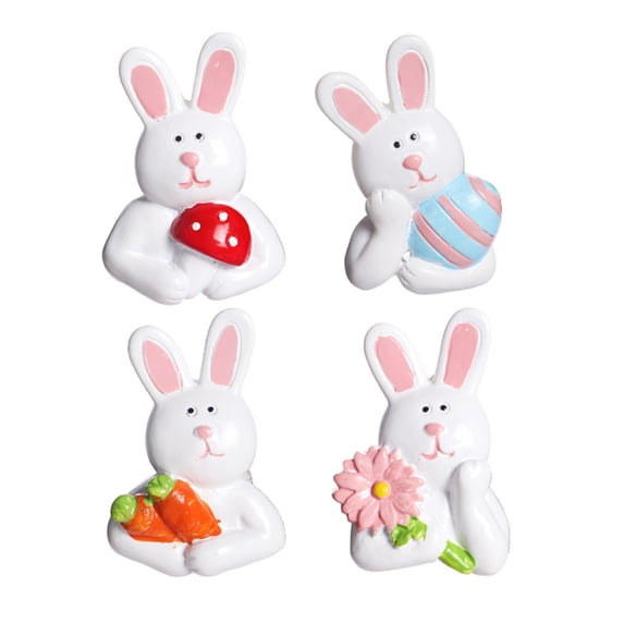 nvzhuang Easter Fridge Magnets Cute Bunny Strong Magnetic Refrigerator Stickers for Whiteboard Home Kitchen Office Decorations