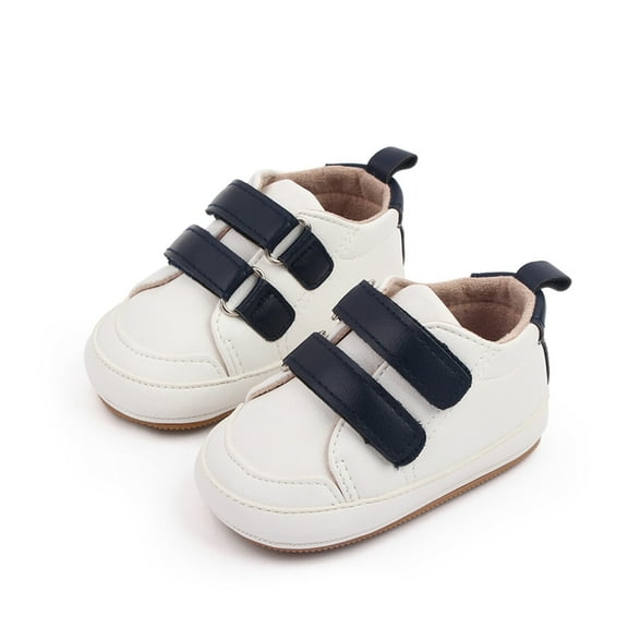 nvzhuang Infant Baby Boys Girls Moccasins Sneakers PU Leather Anti-Slip Sole Prewalker Shoes