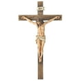 thumbnail image 1 of nvzhuang Jesus Crucifix Statue Cross Decoration Praying Religious Figurine Christ Catholic Display Resin Tabletop Home Decor, 1 of 6