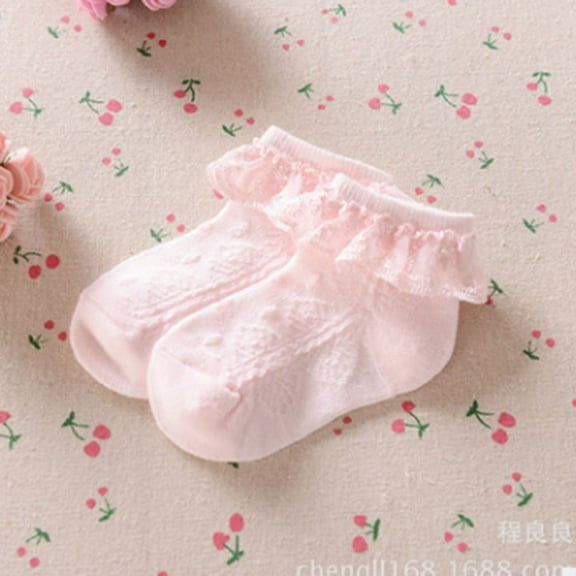 nvzhuang Kids Baby Girls Cute Socks, Lace Lovely Ankle Socks, Casual Princess Thin Short Socks