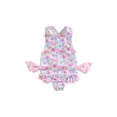 thumbnail image 1 of nvzhuang Little Girl's Bathing Suit Floral Sleeveless 3D Bow Swimsuit Toddler Swimwear for Summer, 1 of 9