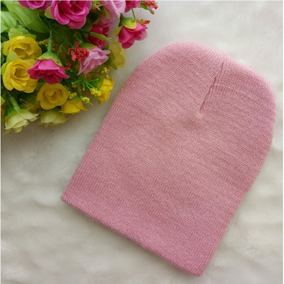 nvzhuang Newborn Baby Unisex Beanie Hat Soft Cute Cotton Cap Winter Warm Solid Cap Infant Toddle Hat