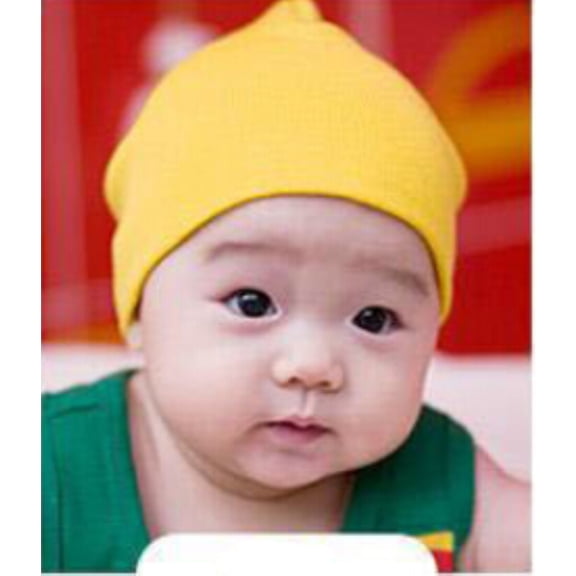 nvzhuang Newborn Baby Unisex Beanie Hat Soft Cute Cotton Cap Winter Warm Solid Cap Infant Toddle Hat