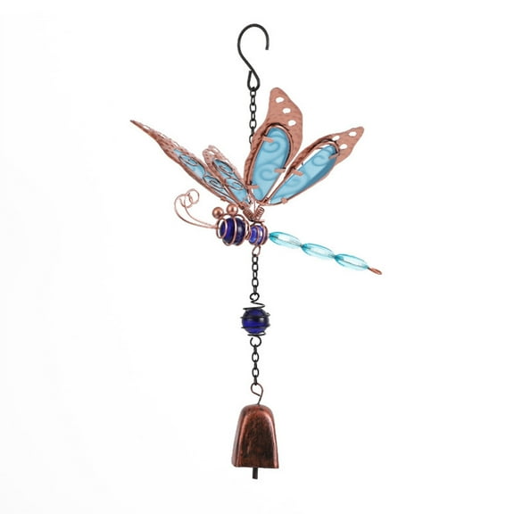 nvzhuang Solar Dragonfly Wind Chimes for Outside Creative Wind Spinners Hanging Decor for Home Garden Patio