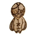 thumbnail image 1 of nvzhuang Spooky Halloween Decorations Wooden Voodoo Doll Sign Creepy Tabletop Decor for Haunted House Home Holiday Party, 1 of 6