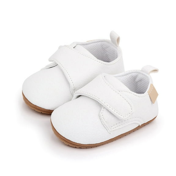 nvzhuang Toddler PU Sneakers Casual Soft Sole Baby Flats Infant Walking Shoes for Newborn Girl Boys