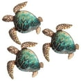 thumbnail image 1 of nvzhuang Turtle Wall Decor Set of 3 Beach Theme Wooden Wall Art Decor for Home Bedroom Living Room, 1 of 9