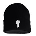 thumbnail image 1 of nvzhuang Unisex Embroidery Frill Beanie Hat Winter Warm Knitted Solid Hip-hop Cap Fashion Casual Skateboard Headdress, 1 of 1