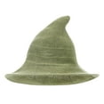 thumbnail image 1 of nvzhuang Women Witch Hat, Vintage Knit Hat Foldable Halloween Hat Party Hat for Cosplay Festival, 1 of 7