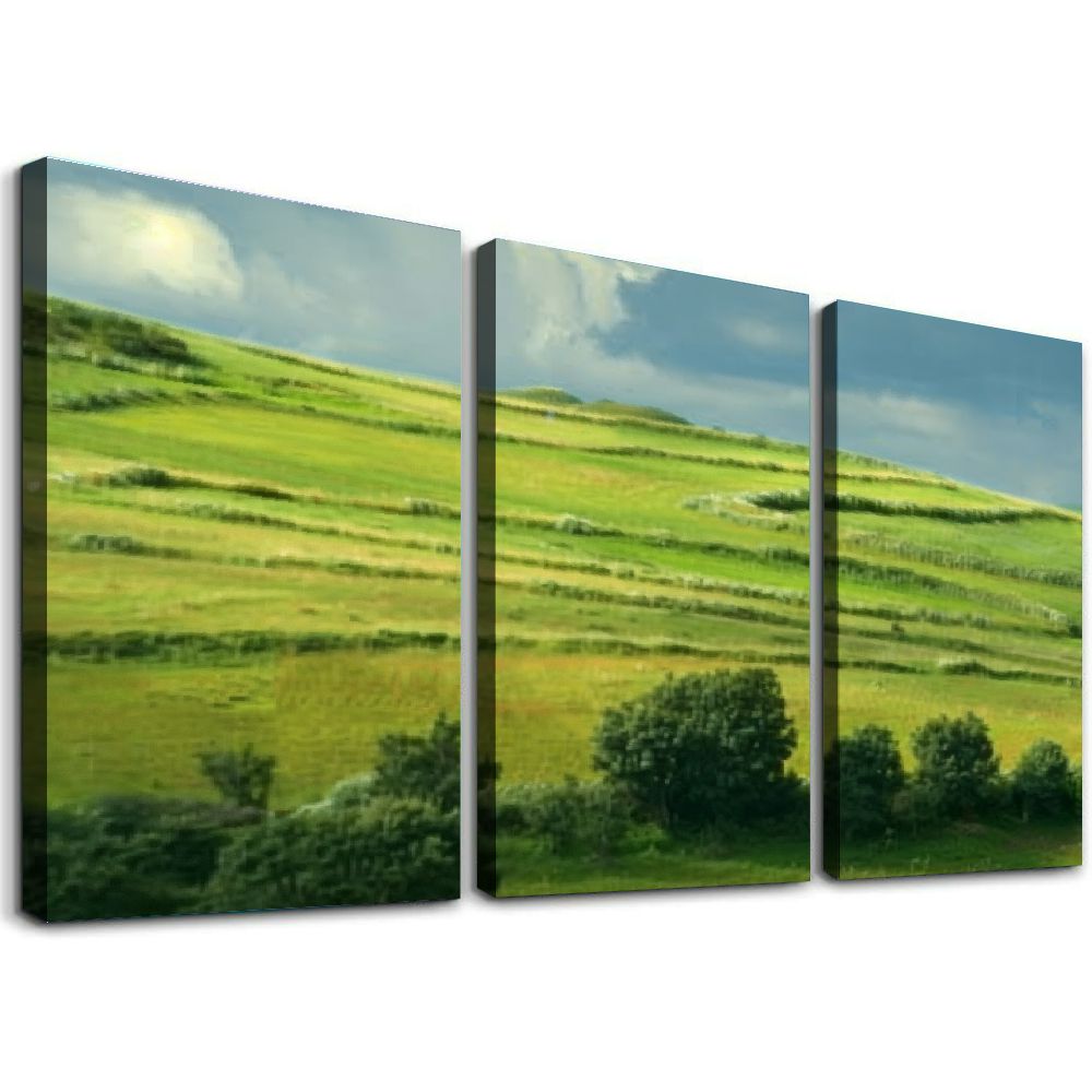 nygtbtfer 3 Panel Wall Art Modern Artworks for Home Decor Canvas Prints ...
