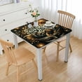 thumbnail image 1 of nygtbtfer 3 Pieces Happy New Year Tablecloths Black Gold Plastic New Year Disposable Table Cloth Rectangle New Year Table Cover for New Years Eve Party Decorations and Supplies,, 1 of 7