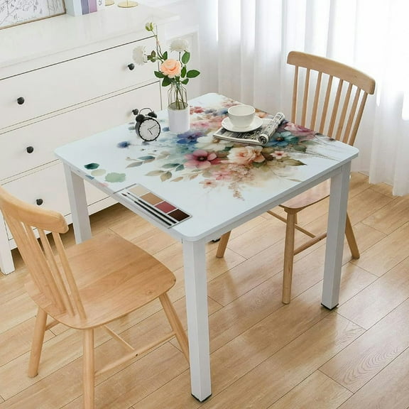 nygtbtfer 3 Pieces Table Cover Tablecloth Plastic Rectangular Tablecloth for Dining Kitchen ,