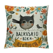 nygtbtfer Abuela Gifts Pillow Covers, Best Gifts Throw Pillow Covers, Abuela Gifts, Gifts from Grandchildren, Gifts for Birthday, Gifts from Grandson White