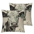 thumbnail image 1 of nygtbtfer Animal Pillow Covers Set of2 Farmer's Market Truck Poultry Farm Home Décor Throw Pillow Case Cushion Cover for Sofa White, 1 of 7