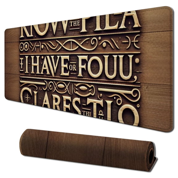 nygtbtfer Bible Verse Scripture Quotes Mouse Pad, for I Know The Plans I Have for You Declares The Inspirational Quote Round Mouse Pads