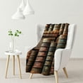 thumbnail image 1 of nygtbtfer Blanket Throw , , Book Themed Fleece Blanket, Literary Books Book Lovers Old Fashion Microfiber Fuzzy Blanket, 1 of 6