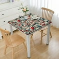 thumbnail image 1 of nygtbtfer Blue Christmas Print Vinyl Flannel Backed Tablecloth, Tablecloth, 1 of 7