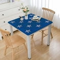 thumbnail image 1 of nygtbtfer Blue Red Tablecloth, Fitted Table Cover with Elastic for Tables, Star Country Table Cloth Outdoor Indoor Dinning Party Tablecloths, 1 of 7
