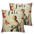 thumbnail image 1 of nygtbtfer Christian Bible Verses Pillow Case,Farmhouse Rustic Decor Pillowcase Cushion for Sofa Couch,Square 12x12in, 1 of 7