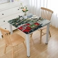 thumbnail image 1 of nygtbtfer Christmas Christmas Tablecloth, Elaoostic Edge Table Cover for Kitchen Dinning Party Patio Table Decor White, 1 of 7