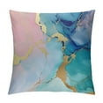 nygtbtfer Colorful Marble Throw Pillow Covers Pink Purple Blue