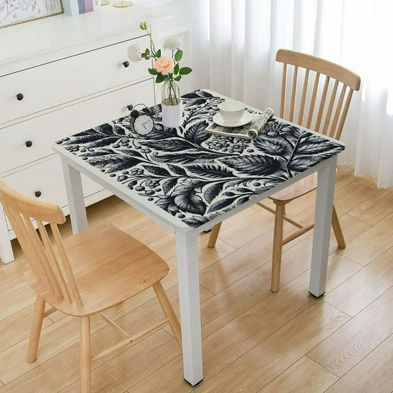 nygtbtfer Cotton Linen Tablecloth Dust-Proof for Kitchen Dining Table(, Rectangular