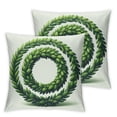 thumbnail image 1 of nygtbtfer Couch Pillow Covers Outdoor Pillow Covers Waterproof Seasonal Boho Spring Throw Pillow Covers Pillows Covers for Living Room Waffle Throw Pillow  Pillow Covers March White, 1 of 7