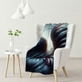 thumbnail image 1 of nygtbtfer Crowing Throw Soft Fuzzy Plush Bedding Cozy Lightweight Couch Sofa Throw Gift Idea Super Soft Flannel Bed and Sofa White, 1 of 6