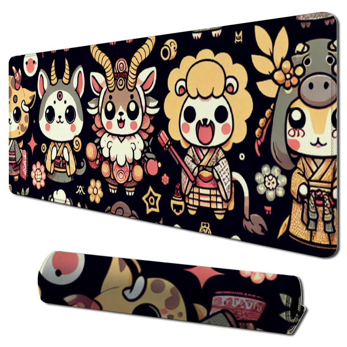 nygtbtfer Cute Gaming Mouse Pad, Long Extended XXL Desk Mat, Extra ...