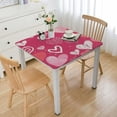 thumbnail image 1 of nygtbtfer Cute Table Cloth Round Tablecloth Washable Table Cover for Kitchen Outdoor Valentines Day Decor, 1 of 7