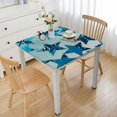thumbnail image 1 of nygtbtfer Cyan Image Design , Printed Fitted s for Indoor, Dining Table Cover for Party Family Gathering, Diameter 36*36, 1 of 8