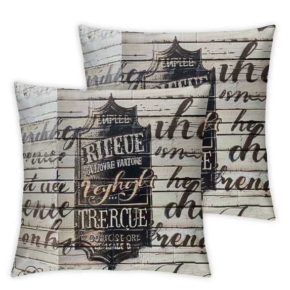 nygtbtfer Decor Throw Pillow Covers Wooden Board with Motivational Words Decorative Pillow Covers for Sofa Pillowcase (Words ) White