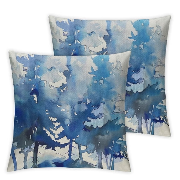 nygtbtfer Decoration Pillow Case Decor for Home Sofa Couch (Navy Blue) White