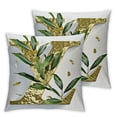 thumbnail image 1 of nygtbtfer Decorative Throw Pillow Covers s Pillow Covers Plant Alphabet Initial Letter Throw Pillow Covers Spring Home Decorative for Home White, 1 of 7
