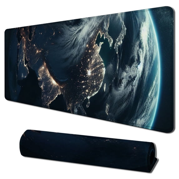 nygtbtfer Desk Pad, Office Desk Mat Large Gaming Mouse Pad Extended Computer Mouse Pad Water-Resistant Thick Writing Pads with Non-Slip Rubber Base for Office Home ()