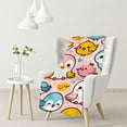 thumbnail image 1 of nygtbtfer Duck Bird Doodle Cartoon Throw Blanket Ultra Soft Warm All Season Decorative Fleece Blankets for Bed Chair Car Sofa Couch Bedroom, 1 of 6
