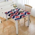 thumbnail image 1 of nygtbtfer Ethnic Aztec Square Fitted Tablecloth, Waterproof Polyester Stain Resistant Table Clothes, Elastic Edge Wipeable Washable Tablecloths Fits Square Table 40*40, 1 of 8