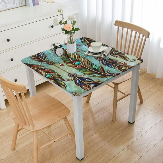 nygtbtfer Ethnic Table Cloth Round Tablecloth Washable Table Cover for Kitchen Outdoor Party Wedding