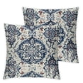 thumbnail image 1 of nygtbtfer Ethnic Throw Pillow Covers  Gray Square Pillow Cases Accent Home Decor For Bedroom Couch Sofa Porch Set Of 2 White, 1 of 7